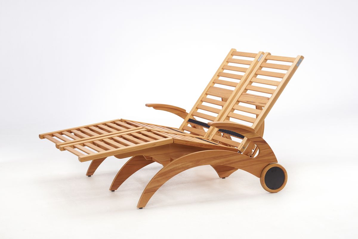 Holz Doppelliege Siesta Stabil Natur Duo - First Class Holz